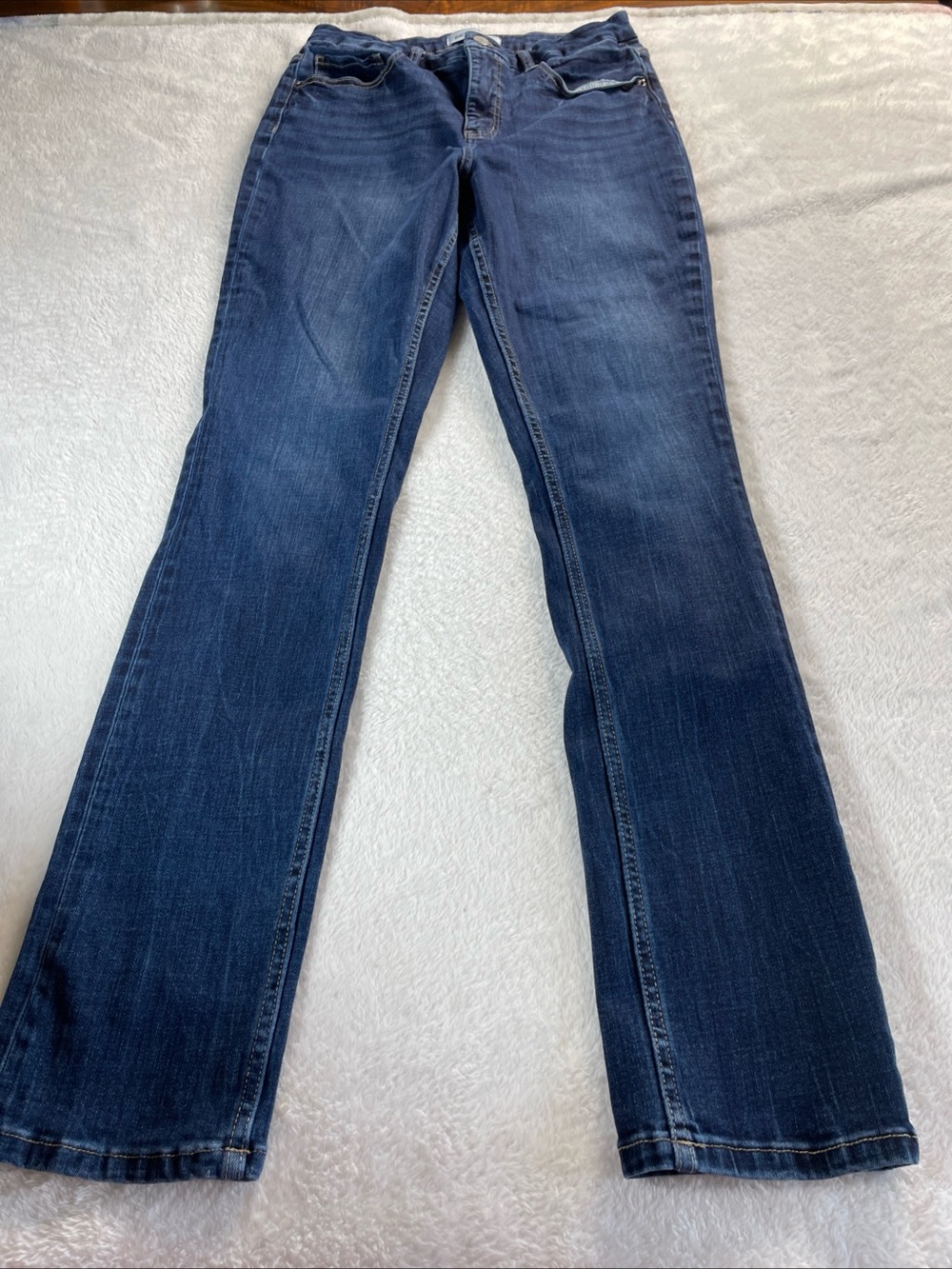 BKE Billie Jeans Women's Slim Fit High Rise Classic Skinny 30X32 Dark Wash - Picture 2 of 11